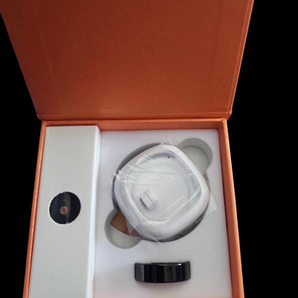 Unisex Black Smart Ring Size 11 . Monitors Health, Fitness , Sleep , And More! - Picture 7 of 7